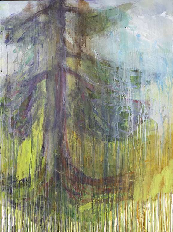 Nr. 2020-12, Nebel schwindet, 2020, Öl auf Leinwand, 120 x 90 cm